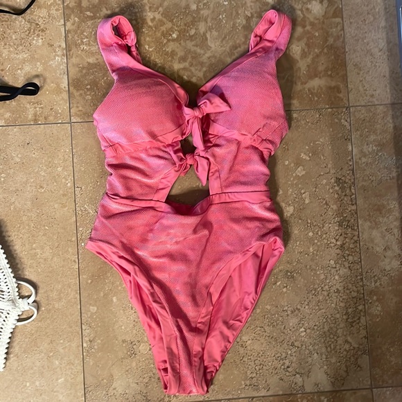 BECCA Other - pink one piece swim suit